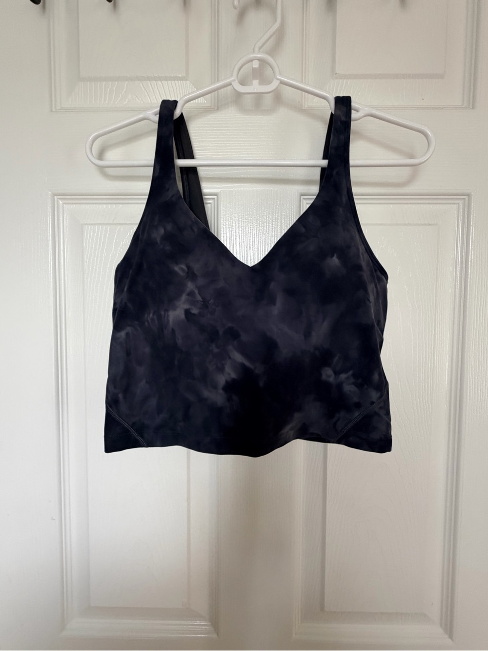Align Lululemon Tie-Dye Scoop V-Neck Crop Tank Top - Black